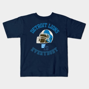 DETROIT LIONS VS EVERYBODY Kids T-Shirt